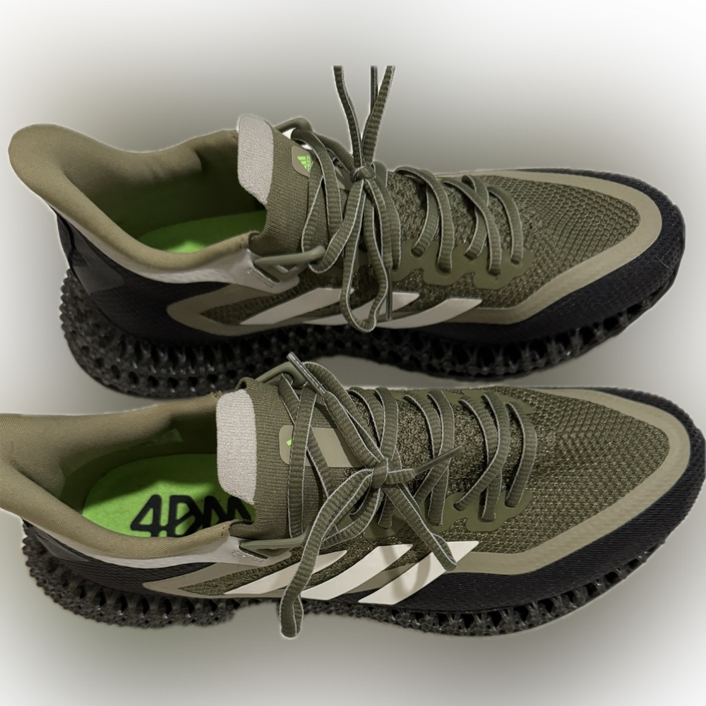 Adidas 4dfwd olive sneakers